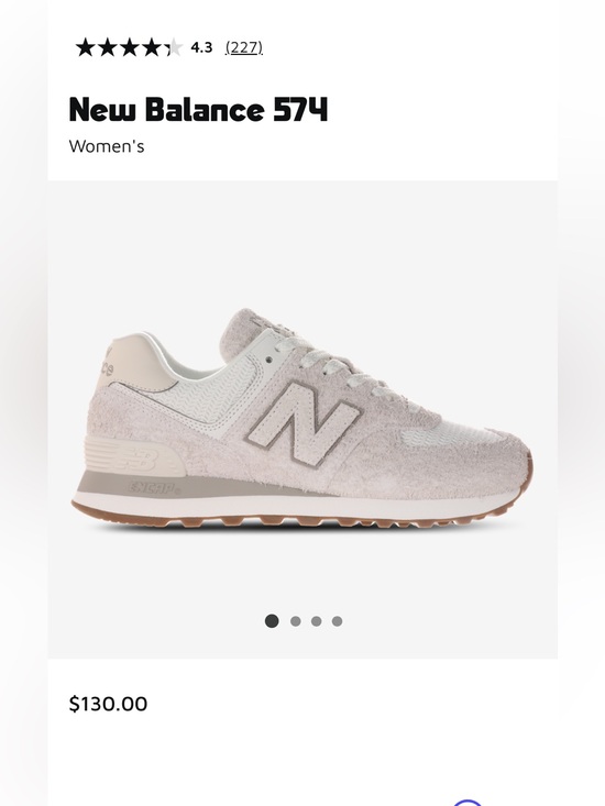 New Balance Shoes - New Balance Women's 574 Trainer in Light Gray and Pearl